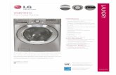 WM2701HV - LG USA · 12 Programs Sanitary (158°F), Towels, BrightWhite™, Heavy Duty, Small Load, ColdCare™, Bulky/Large, Cotton/Normal, Perm Press, Delicates, Handclothes Wash/Wool,