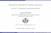 Lorenzo Pareschi - Imperial College London · Space discretizations 2 Implicit-explicit methods Splitting methods IMEX Runge-Kutta methods Application to hyperbolic relaxation systems