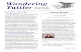 Wandering Tattler - Sea and Sage Audubon Societyseaandsageaudubon.org/Tattler/TattlerSEP17.pdfWandering Tattler The Voice of SEA AND SAGE AUDUBON, an Orange County Chapter of the National