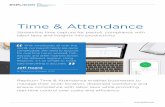 Time & Attendance · Time & Attendance Datasheet 3 Replicon offers you the flexibility to configure the product to meet your needs. Put in place an agile system that can scale with