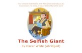 The Selfish Giant › userfiles › files › Review › ... · Four cartoons illustrated by Andy Robb () to accompany the telling of Oscar Wilde’s The Selfish Giant. The Selfish