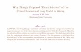 Why Zhang’s Proposed ”Exact Solution” of the Three-Dimensional Ising Model …physics.bnu.edu.cn/cblm2013/uploads/talk/4-4/j_perk2.pdf · 2013-04-08 · Why Zhang’s Proposed