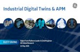 Industrial Digital Twins & APM - ARPA-E › sites › default › files › 09. Irving-APM.pdf · Industrial Digital Twins & APM 15 May 2019 Digital Twin Platform Leader & Chief Engineer