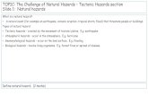 TOPIC: The Challenge of Natural Hazards – Tectonic Hazards ...fluencycontent2-schoolwebsite.netdna-ssl.com/File...TOPIC: The Challenge of Natural Hazards –Tectonic Hazards section