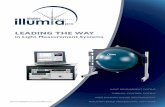 LEADING THE WAY ILLUMIA-PRO Brochure.pdf · luminous flux, and associated color parameters are ... integrated automated production line systems with cus-tomers ranging from universities