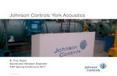 Johnson Controls York Acoustics › faculty › s › a › sah19 › Taylor.pdf · 2 Johnson Controls, Inc. — Acoustics Team at Johnson Controls York About me • BS Physics, Brigham