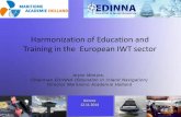 Harmonization of Education and Training in the European ... · standards in inland navigation (CEG) Geneva . 12.11.2014 . ... Exploring possibilities for a electronic version of a