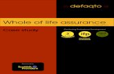 Whole of life assurance - Defaqto - helping financial ... · whole of life assurance products such as Scottish Provident's Pegasus plan are being promoted as an effective way to address