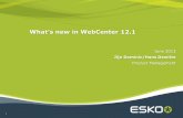 What’s new in WebCenter 12 - Eskodocs.esko.com/docs/en-us/webcenter/12.1/whatsnew/... · Can be run by the CSR and the invoicing services only . 28 Other New Capabilities . 29 ...