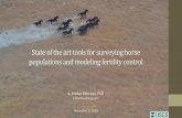 State of the art tools for surveying horse populations and ... › wp... · State of the art tools for surveying horse populations and modeling fertility control L. Stefan Ekernas,