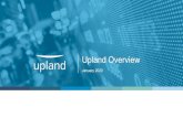 Upland Software IR Presentation · Knowledge Management. Contact Center Productivity. Customer Revenue Optimization: RFP Automation. Customer Advocacy. Content Operations. Marketing