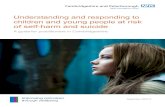 Understanding and responding to and young people at risk -harm …€¦ · Understanding and responding to. children. and young people at risk of self-harm and suicide A guide for