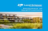 Statement of Qualifications - Land Science › ... › 2017 › 09 › SOQ-eBook.pdfSTATEMENT OF QUALIFICATIONS 7 VOC Contaminants Reduced by 99% in One Month for Homeowners in Virginia