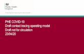 PHE COVID-19 Draft contact tracing operating model...PHE contact tracing and advice system: operating model The Government Contact Tracing and comprises 6 pillars. This document relates