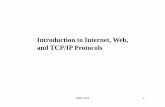Introduction to Internet, Web, and TCP/IP Protocolsseem3460/lecture/Internet-TCPIP-2012.pdf · Introduction to Internet, Web, and TCP/IP Protocols. 2 Local-Area Networks LAN A Local-Area