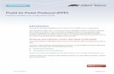 Point-to-Point Protocol (PPP) · IPv6 Link local address of a PPP interface can be statically configured using prefix FE80, or can be dynamically constructed based on EUI64 identifiers