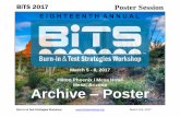March 5 - 8, 2017 Hilton Phoenix / Mesa Hotel Mesa, Arizona Archive Poster · 2017-04-03 · BiTS 2017 Poster Session Burn-in & Test Strategies Workshop March 5-8, 2017 BiTS 2017