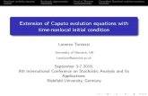 Extension of Caputo evolution equations with time …...Extension of Caputo evolution equations with time-nonlocal initial condition Lorenzo Toniazzi University of Warwick, UK l.toniazzi@warwick.ac.uk