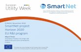 SmartNet project Horizon 2020 EU R&I programsmartnet-project.eu/wp-content/uploads/2016/11/EUW16-Pardo.pdf · Horizon 2020 EU R&I program Miguel Pardo Innovation Projects & Living