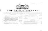 THE KENYA GAZETTE - Kenya Bureau Of Standards (KEBS)€¦ · KS ISO 874:1980 Kenya Standard - Fresh fruits and vegetables - Sampling, First Edition KS ISO 5517:1978 Kenya Standard