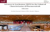 Advances in Synchrotron XRPD for the Enhanced Characterization of Pharmaceuticals · 2018-11-14 · Characterization of Pharmaceuticals. This document was presented at PPXRD - ...