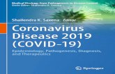 Shailendra K. Saxena Editor Coronavirus Disease 2019 COVID-19 · Professor Shailendra Saxena, his team, and chapter contributors are to be congratulated for their timely effort in