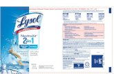 777-99 Disinfectant Spray Driftwood Waters Scent Lysol Brand …legacy.picol.cahnrs.wsu.edu › ~picol › pdf › WA › 68015.pdf · 2018-08-11 · • Herpes Simplex Virus Type