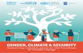 GENDER, CLIMATE & SECURITY · Policy Financing Integrated programme design Research ANNEXES Annex 1. Key UN policy frameworks and global agendas for integrated action on gender, climate