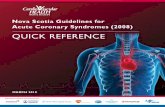 QUICK REFERENCE · QUICK REFERENCE MARCH 2010. CRItICal PathwayS – StEMI IN thE EMERgENCy dEPaRtMENt o Vital Signs ... o triage for cardiac u Prioritized according to risk. generally