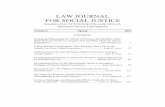 LAW JOURNAL FOR SOCIAL JUSTICE - WordPress.com · Law Journal for Social Justice is supported by the Sandra Day O’Connor College of Law at Arizona State University. The Law Journal