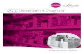 2016 Prescription Drug List - Sunshine Health · FORMULARY The Ambetter from Sunshine Health Formulary, or Preferred Drug List, is a guide to available brand and generic drugs . that