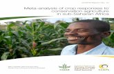 Meta-analysis of crop responses to conservation ... Meta-analysis of crop responses to conservation