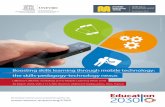 Boosting skills learning through mobile technology: the ...€¦ · Mobile Learning Week 2018 Boosting skill learning through mobile technology:the skills-pedagogy-technology nexus