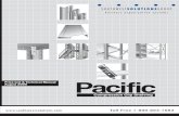 Price List & Technical Manual August 2009 · Pacific Clip Shelving offers the versatility of inter-changeable components for all open and closed shelving units, the option of assembling