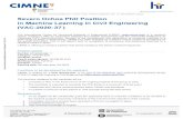 ANNOUNCEMENT FOR THE PROVISION OF A WORKPLACE Severo Ochoa …€¦ · Severo Ochoa PhD Position in (VAC-2020- ) The International Centre for Numerical Methods in Engineering (CIMNE,