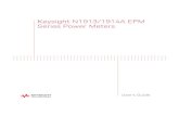 Keysight N1913/1914A EPM Series Power Meters · Keysight N1913/1914A EPM Series Power Meters User’s Guide. 2 Keysight N1913/1914A User’s Guide Notices ... obligation to update,