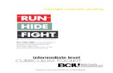 intermediate level CURRICULUM TOOLKITpublic.berksiu.org/.../RunHideFight_INTERMEDIATE_10... · receiving will focus on options (Run > Hide > Fight) the students and teachers have