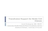 Transfusion Support for Sickle Cell Diseasesicklecellanemia.ca/pdf_2016/transfusion_support.pdf · Hemoglobin: An Overview} Structure of hemoglobin} 4 globin chains (2 x alpha and