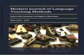 Modern Journal of Language Teaching Methods (MJLTM) ISSN ... · Modern Journal of Language Teaching Methods (MJLTM) ISSN: 2251-6204 Vol.6, Issue 3, June 2016 Page 2 Modern Journal