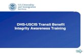 DHS-USCIS Transit Benefit Integrity Awareness Training › sites › dot.gov › files › docs › DHS-CI… · I am employed by the U.S. Department of Homeland Security ... Travel