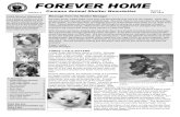FOREVER HOMEFOREVER HOMEcamanoanimalshelter.com/newsletters/2010_03_fall_newsletter.pdf · surrogate mother cat named Flower. She had tragically lost her own kittens days before and,