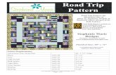 Road Trip Pattern...Road Trip features the . Adventures line of . fabric by Stephanie Wright of . Stephanie Marie Designs from . RJR Fabrics. Road Trip . Pattern . Finished Size: 68”