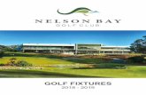GOLF FIXTURES - Nelson Bay Golf Club › uploads › files › ... · board outside the pro shop. 3. Players should be ready to play a minimum of 15 minutes before their scheduled