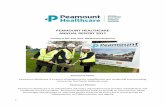 PEAMOUNT HEALTHCARE ANNUAL REPORT 2017 · Launch of New Facebook Page Q1 17 Restructure of Website Content to Include News Feed and Our Team Q2 17 Launch of Newsletter Q4 2017 HIQA