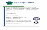 Developing a Methodology to Incorporate Transit, …...Developing Transit, Pedestrian and Bicycle Guidelines in Pennsylvania Research Project i Technical Report Documentation Page