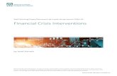 Financial Crisis Interventions · Bank of Canada Staff Working Paper 2016-29 June 2016 . Financial Crisis Interventions by Josef Schroth Financial Stability Department Bank of Canada