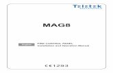 MAG8media.bc.pt › multimedia › ARTIGOS_DOCS › MAG 8 - Manual.pdf4 Fire Control Panel MAG8 - Installation and Operation Manual 1. Using the MAG8 Controls LED indication for the