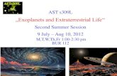 „Exoplanets and Extraterrestrial Life‘‘mike/teaching/2012/AST_s309_ss12_1.pdf · AST s309L „Exoplanets and Extraterrestrial Life‘‘ Second Summer Session 9 July – Aug