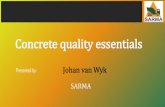 Concrete quality essentials - African Construction Expo › wp-content › ... · OHSAS 18001:2007 Standard OHSAS 18002:2007 Guidelines ISO 9002: Guidelines ISO 14000: Guidelines