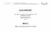 RC guide final - Bodrum Ticaret Odası › images › other › RC_guide_cy.pdfBRIEF OVERVIEW From 16 June 1996, manufacturers or importers of recreational craft, partly completed